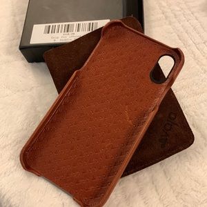 Vaja Leather Saddle IPhone XR Hard Case